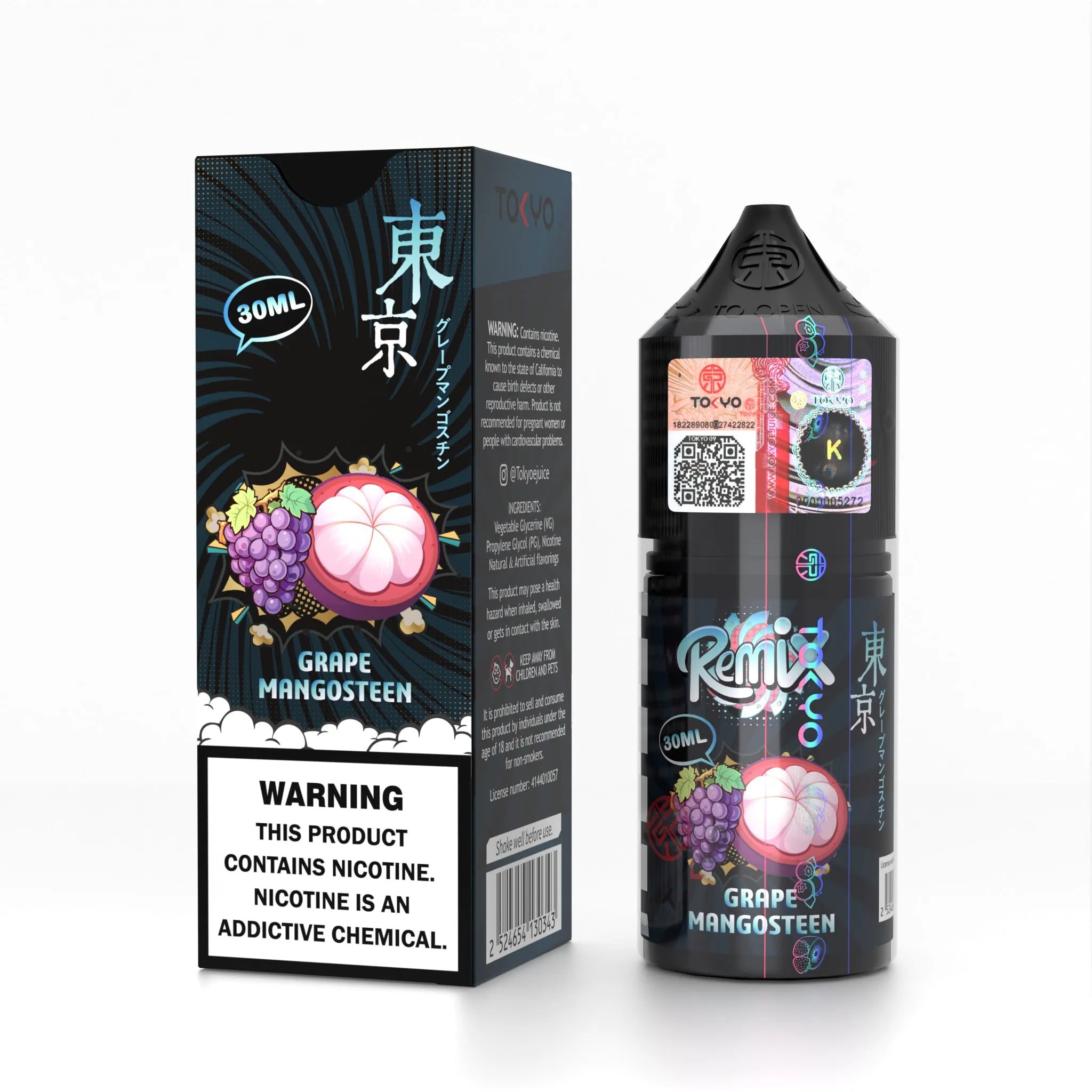Tokyo Remix Series Grape Mangosteen 30ml