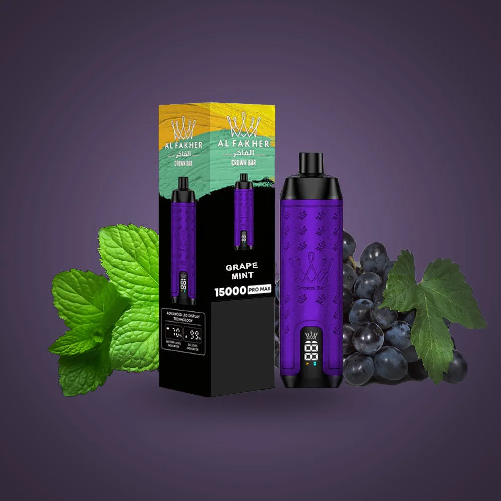Al Fakher Crown Bar 12k Puffs Disposable Vape with Soundwaves