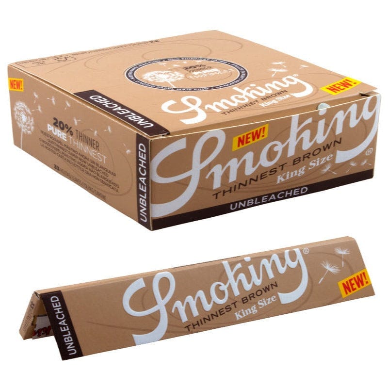 Smoking Brown King Size Thinnest Rolling Paper