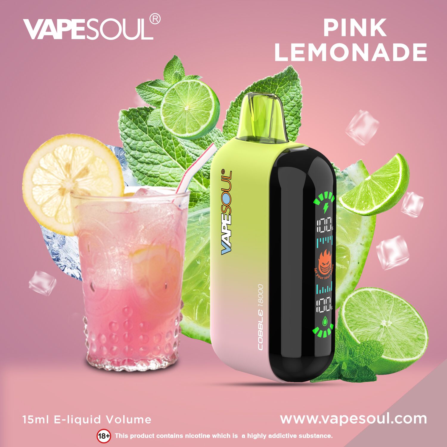 VAPESOUL Cobble Disposable 18000 Puffs