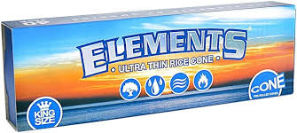 Elements Ultra Thin Rice  Pre-Rolled pack of 40 Cones