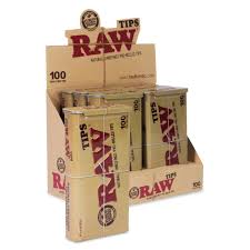 Raw Pre Rolled 100 Tips Tin Pack