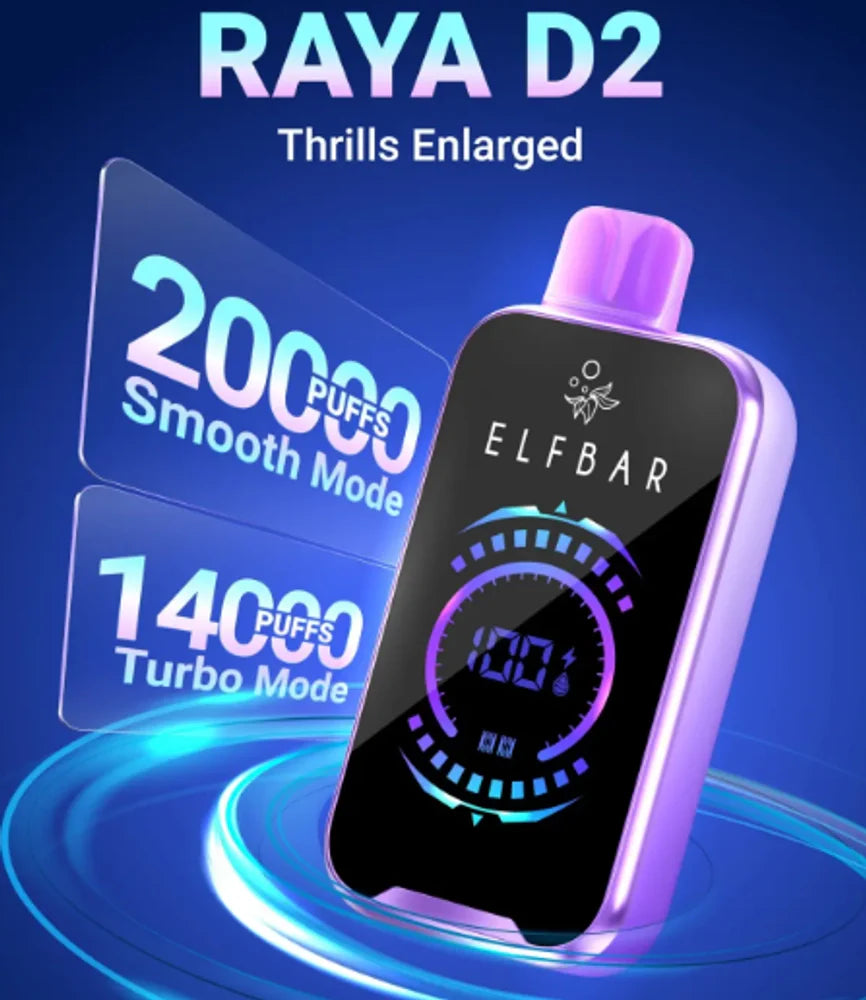 Elfbar Raya D2 20k Puffs Disposable
